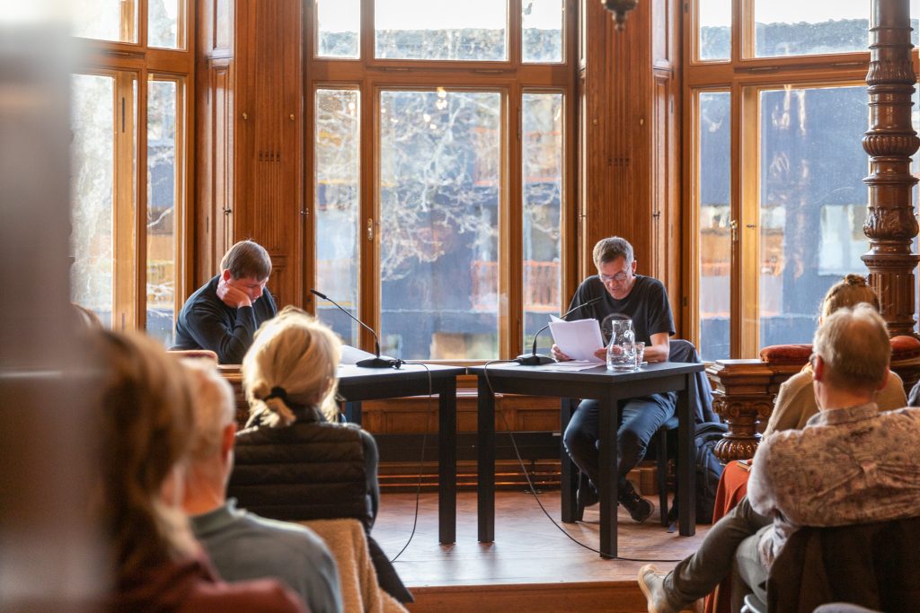 kill your darlings mit Florian Huber und Christian Futscher ©Marina Höfler