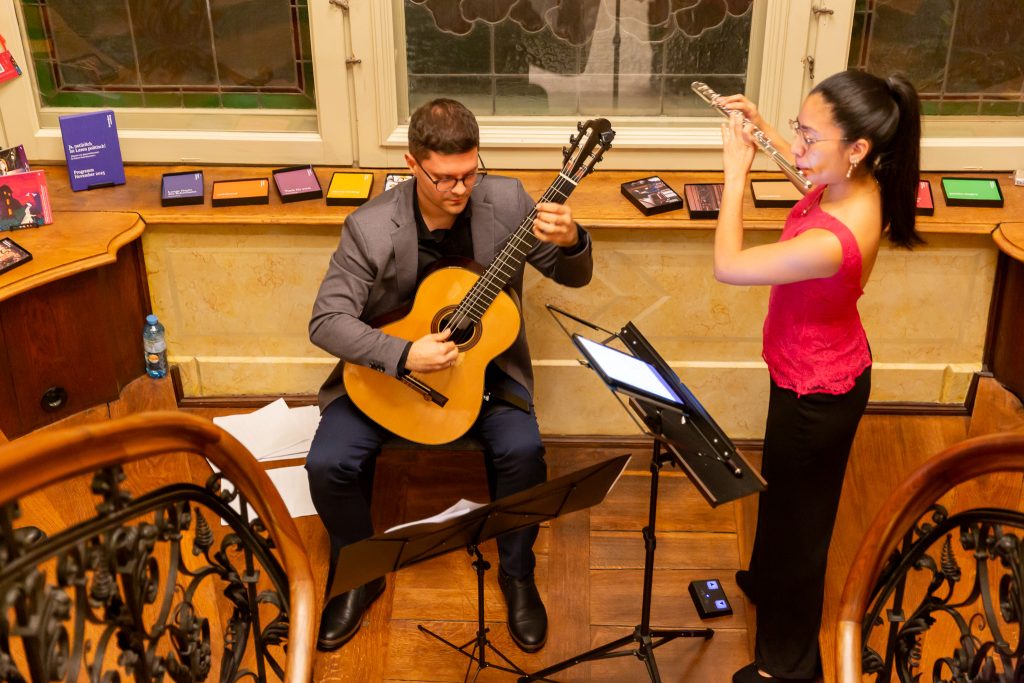 Treppenhauskonzert im Literaturhaus © Frauke Kühn
