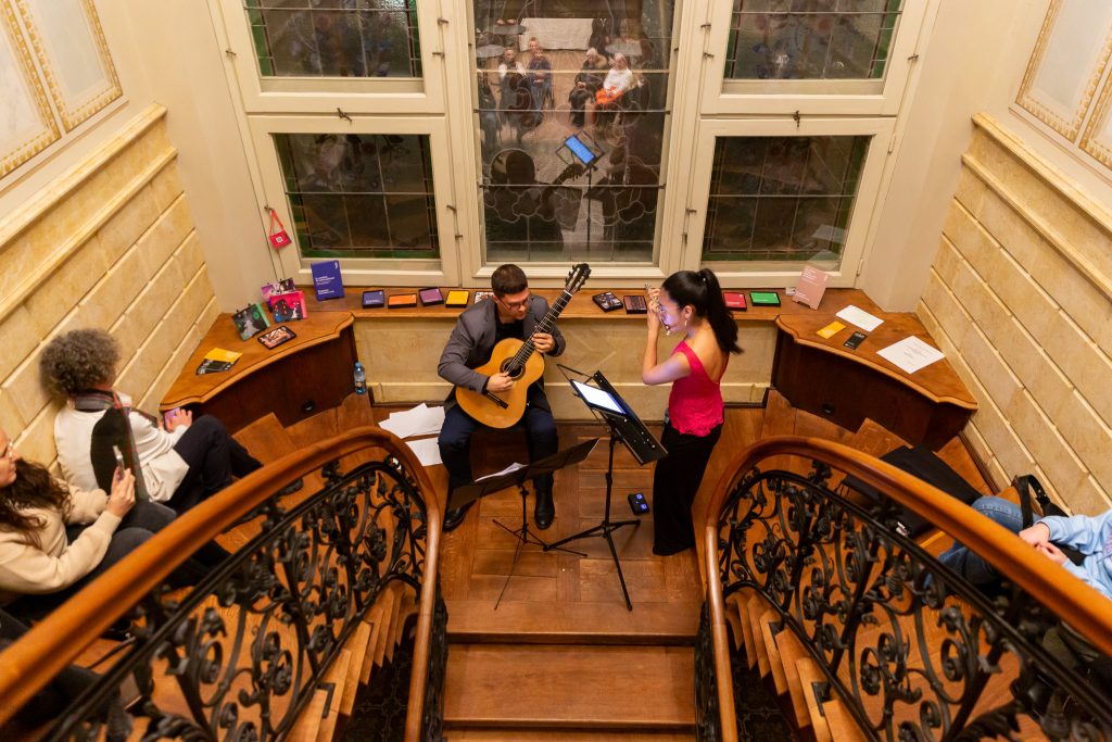 Treppenhauskonzert im Literaturhaus © Frauke Kühn