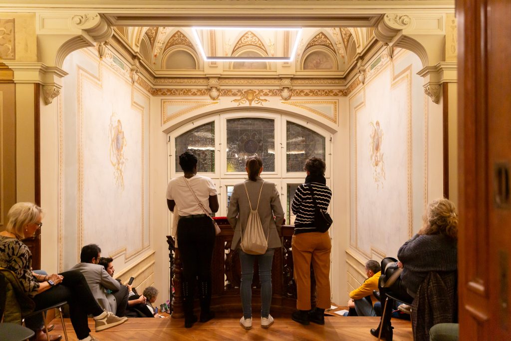 Treppenhauskonzert im Literaturhaus © Frauke Kühn