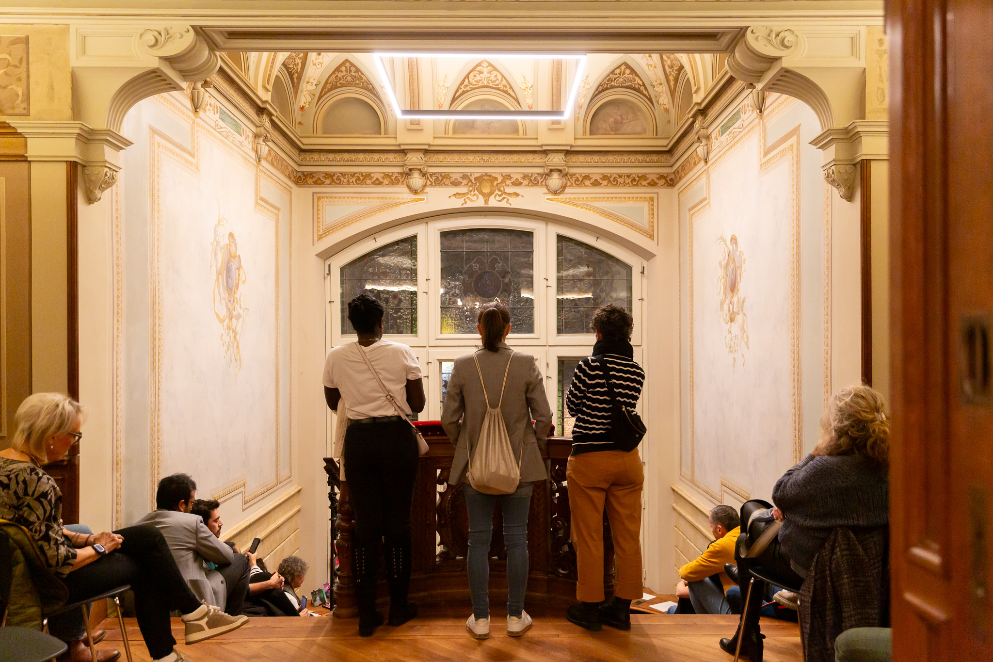 Treppenhauskonzert im Literaturhaus © Frauke Kühn