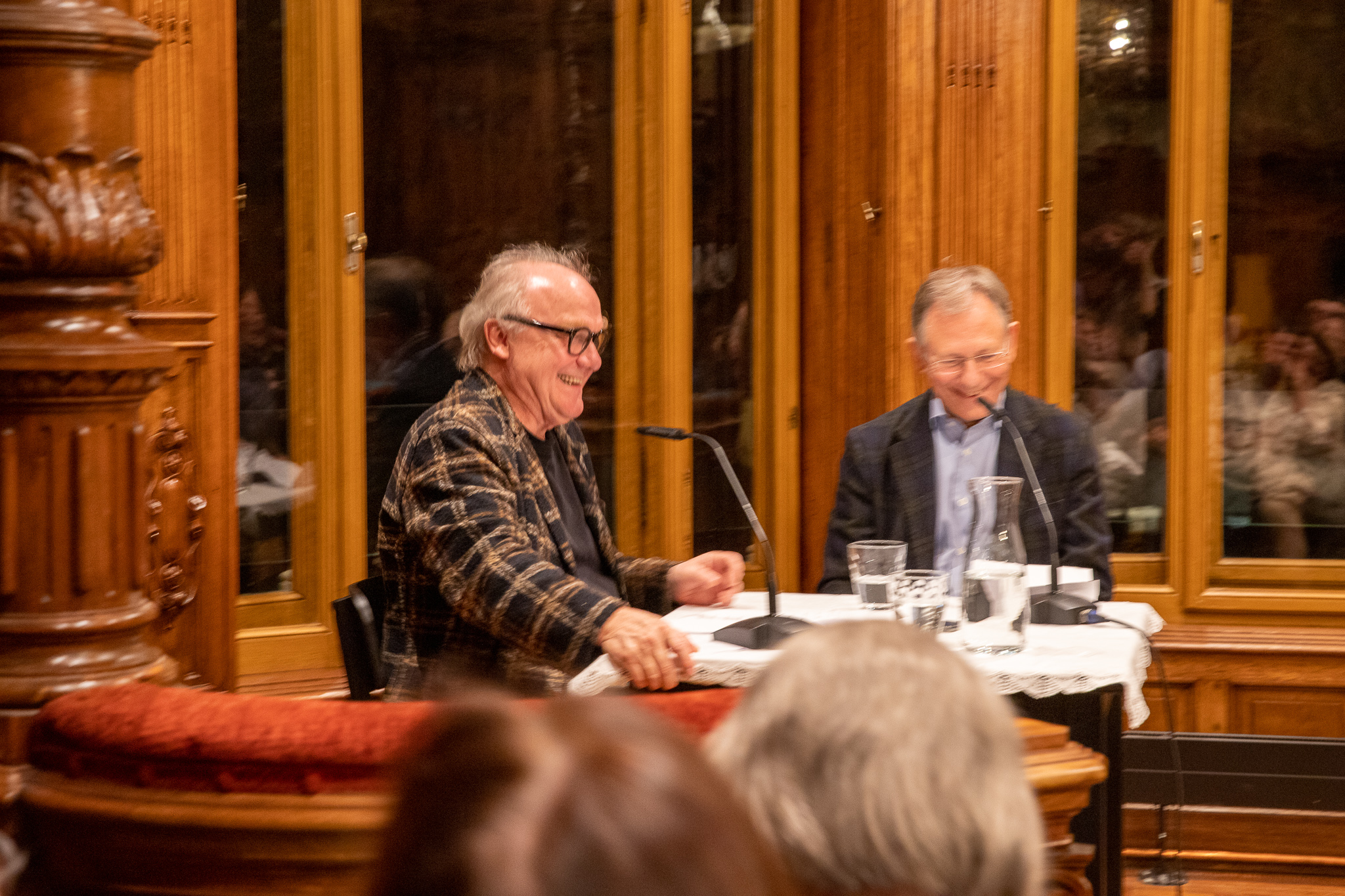 Michael Köhlmeier und Doron Rabinovici zelebrieren den Witz
©Marina Höfler