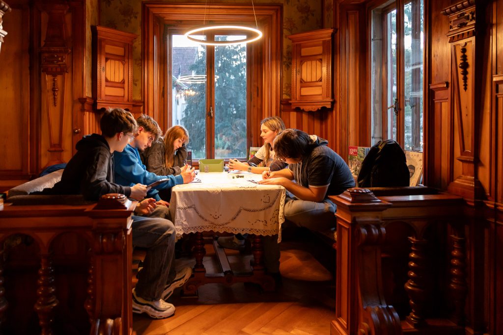 Lehrlinge der Landesberufsschule besuchen das Literaturhaus © Frauke Kühn
