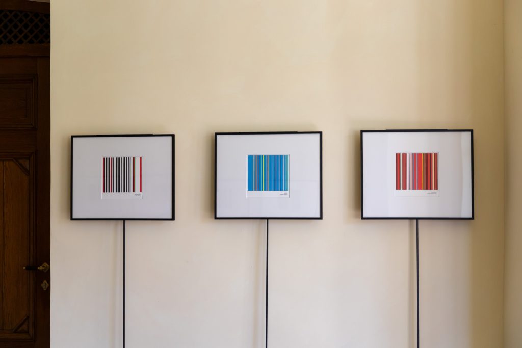 Ausstellungsaufbau Lea Kubeneck colorit © Frauke Kühn