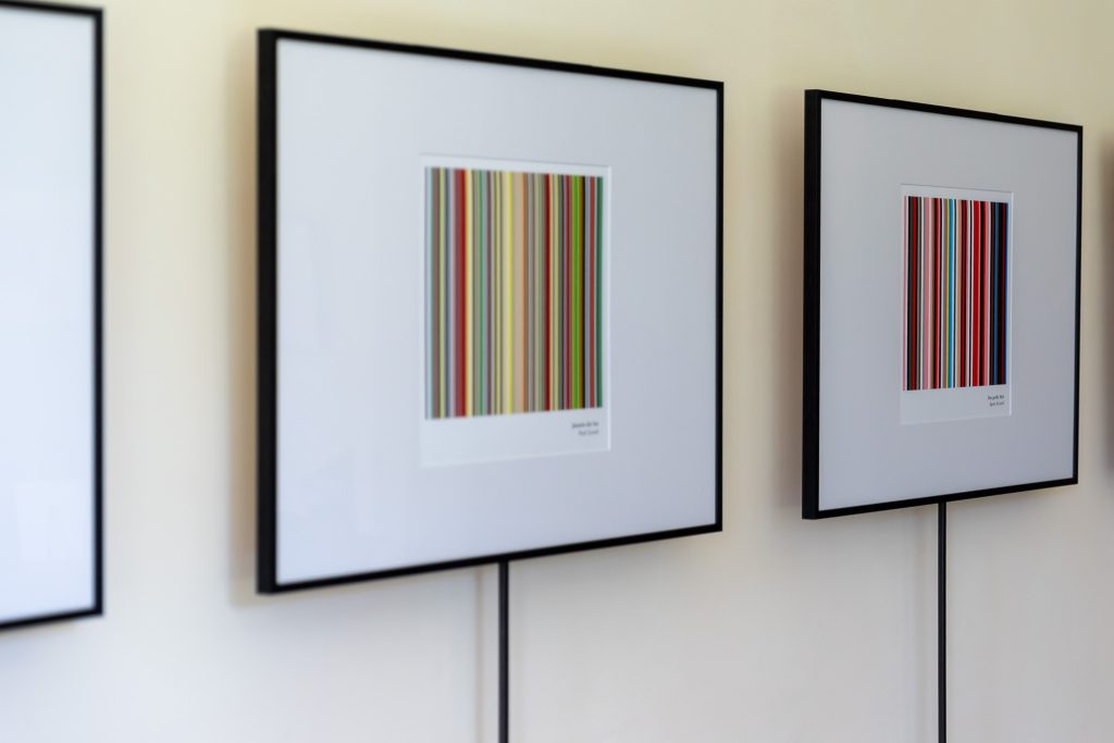 Ausstellungsaufbau Lea Kubeneck colorit © Frauke Kühn