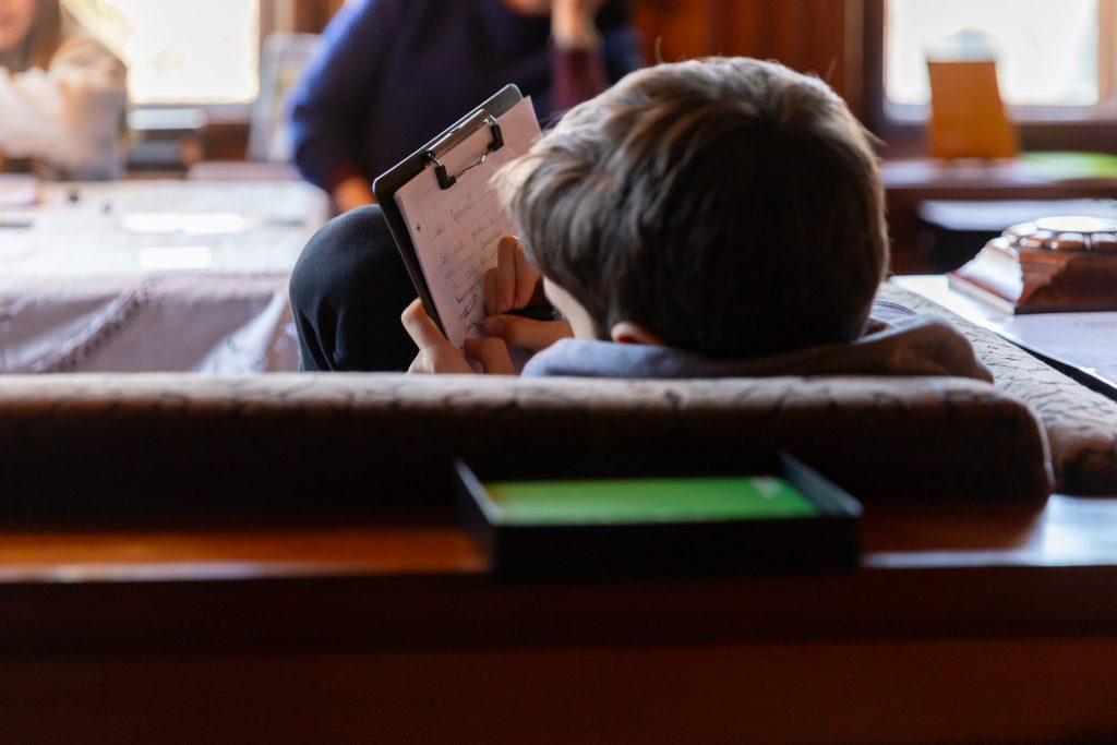 Schnupperstunde im Literaturhaus Vorarlberg © Frauke Kühn