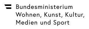 Logo: Bundesministerium - Wohnen, Kunst, Kultur, Medien und Sport