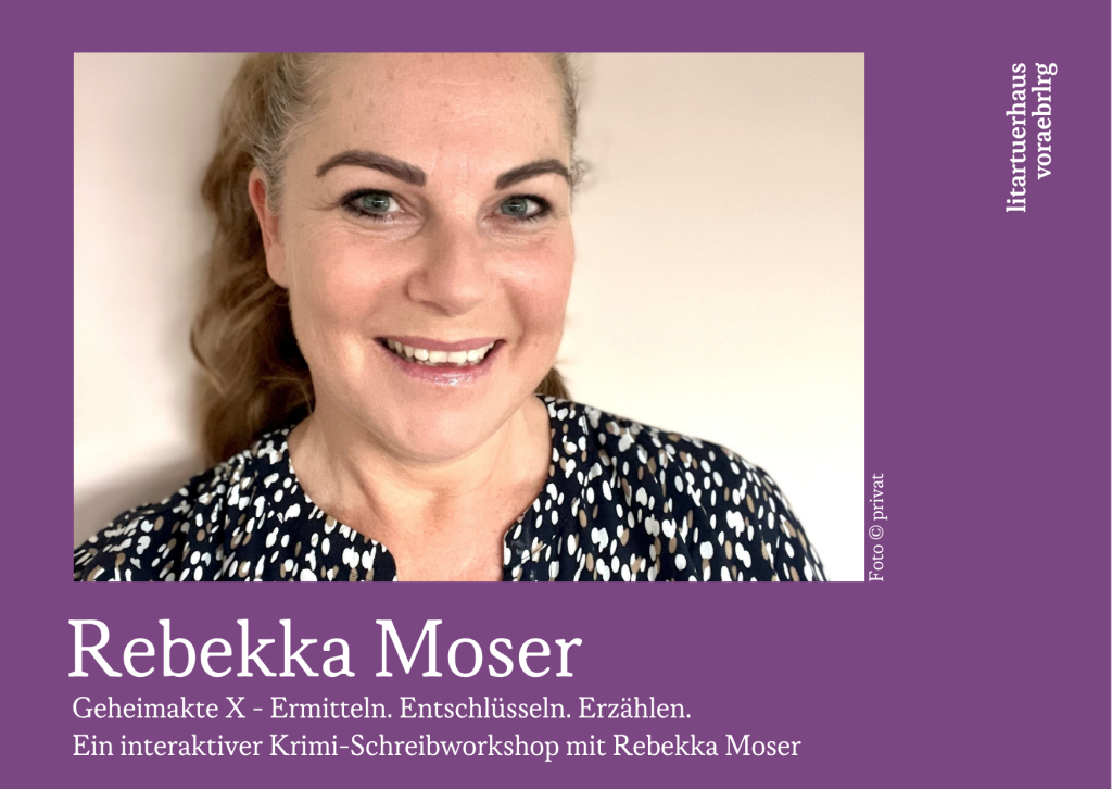 Spracherlebnis Abo mit Krimiautorin Rebekka Moser